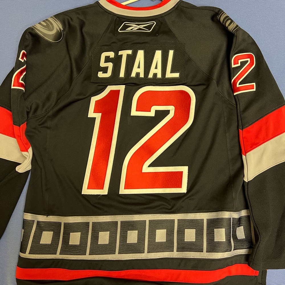Carolina Hurricanes Home Black Eric Staal Sweater